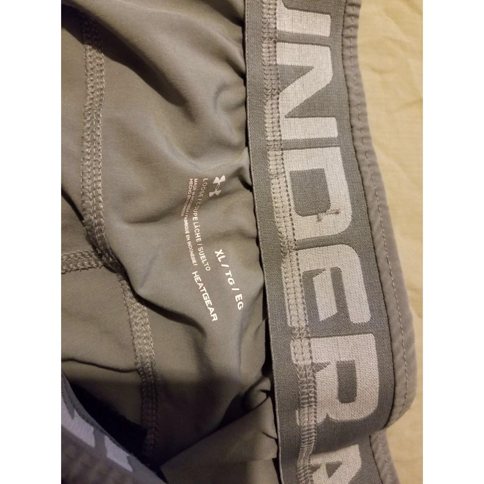 Under Armour Under Armour Mens Shorts XL Gray Athletic Gym Workout Size US 36 / EU 52 - 7 Thumbnail