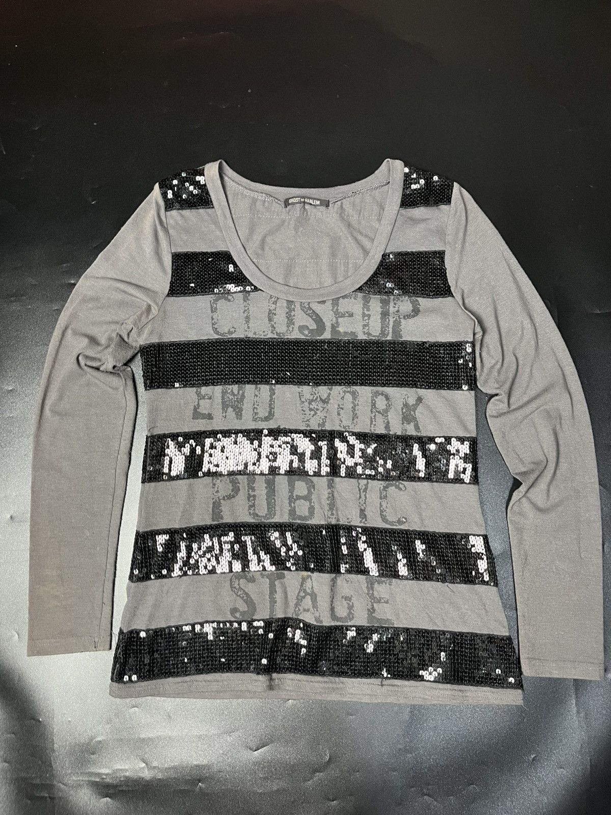 GOSTAR DE FUGA × If Six Was Nine × Japanese Brand Japanese Gost Of Harlem sequin Stipe Size US S / EU 44-46 / 1 - 1 Thumbnail