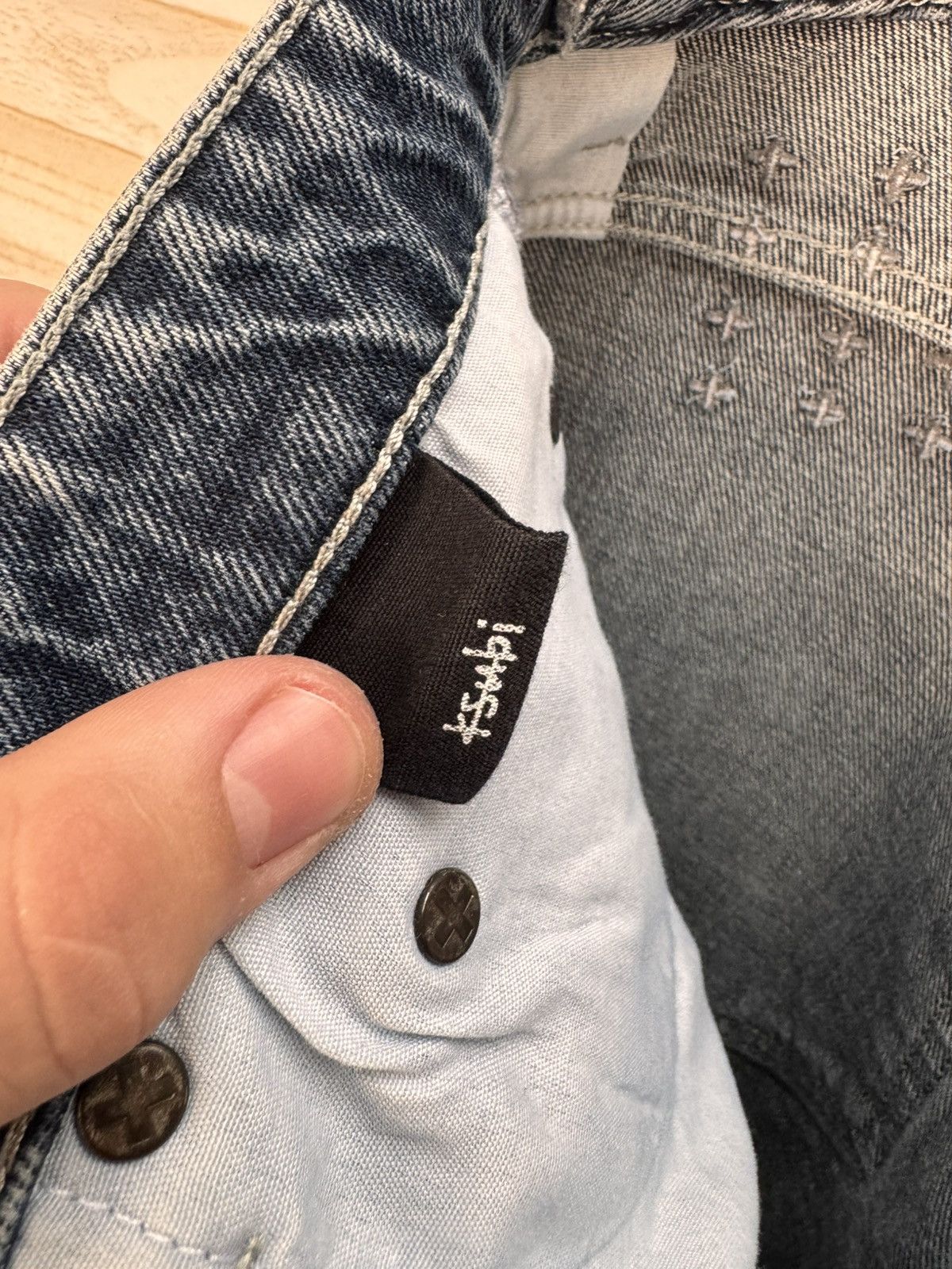 Ksubi Ksubi Jeans Men Blue Denim Distressed Straight Fit Size 32 Size US 32 / EU 48 - 10 Thumbnail