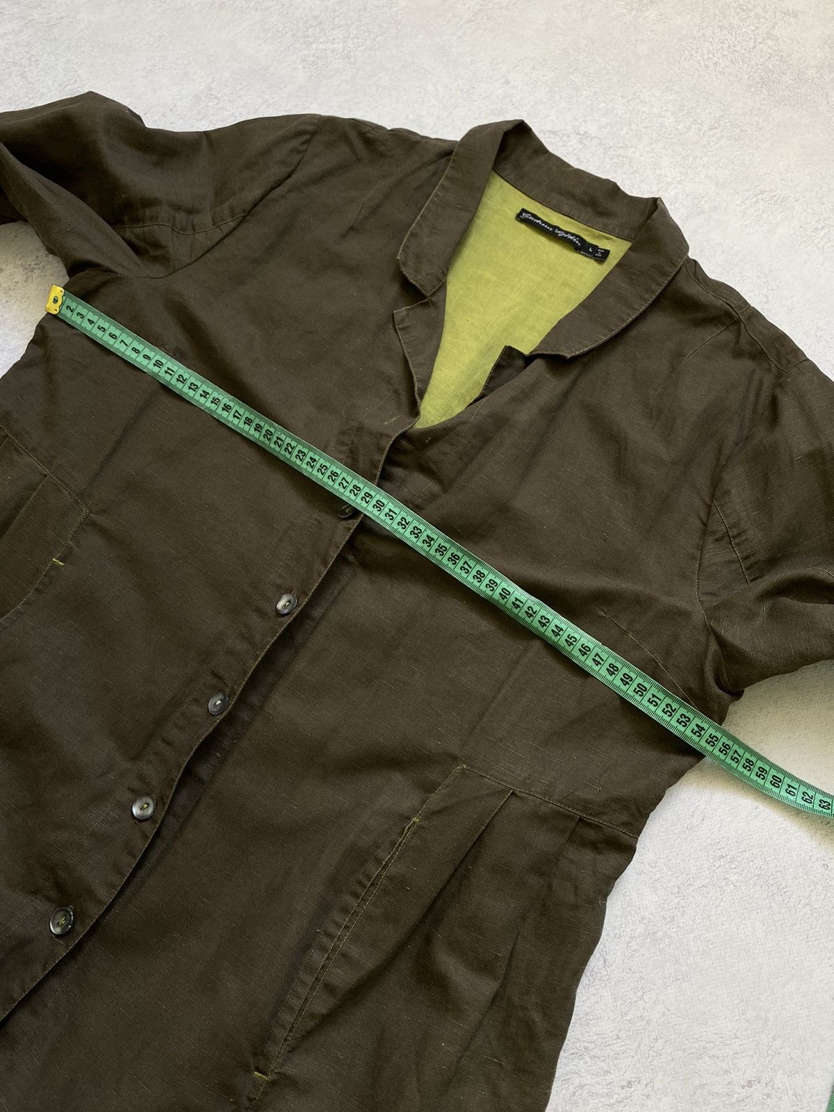 Gudrun Sjoden Gudrun Sjoden Womens Green Linen/Cotton Jacket Size L Size L / US 10 / IT 46 - 15 Thumbnail