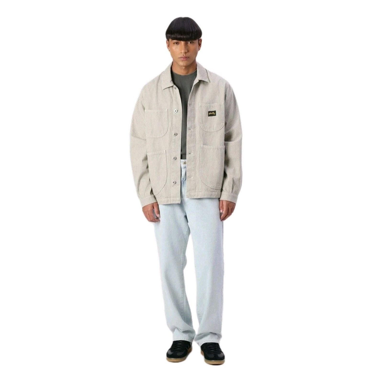 Stan Ray STAN RAY Shop Coverall acket Hickory Stripe USA Cotton XS Size US XS / EU 42 / 0 - 3 Thumbnail