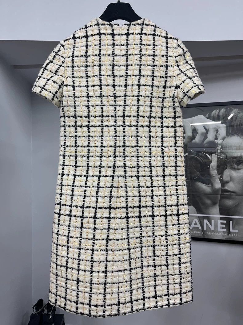 Other Valentino Tweed studded bead dress Size M / US 6-8 / IT 42-44 - 3 Thumbnail