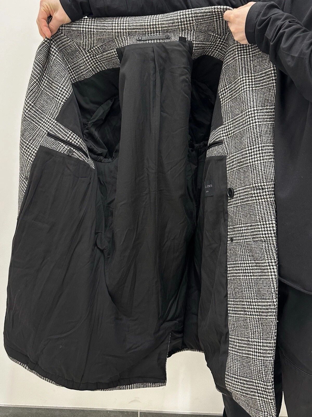 Allsaints Danson Coat Double Breasted Mens size L