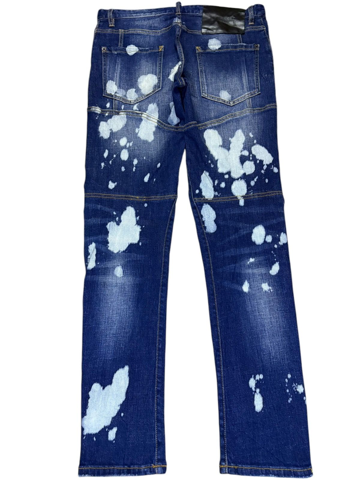 Dsquared2 Vintage Dsquared Bleached Acid Wash Distressed Jeans Size US 33 - 2 Thumbnail