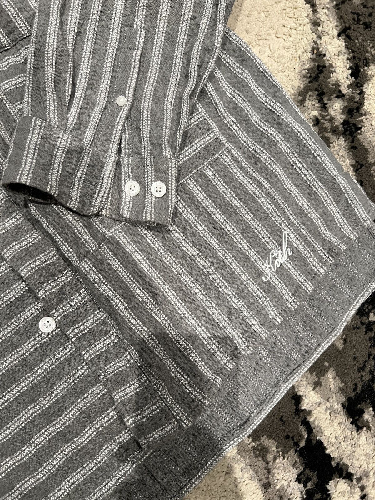 Kith KITH Stripe Denim Jaydin Shirt Size US M / EU 48-50 / 2 - 3 Thumbnail