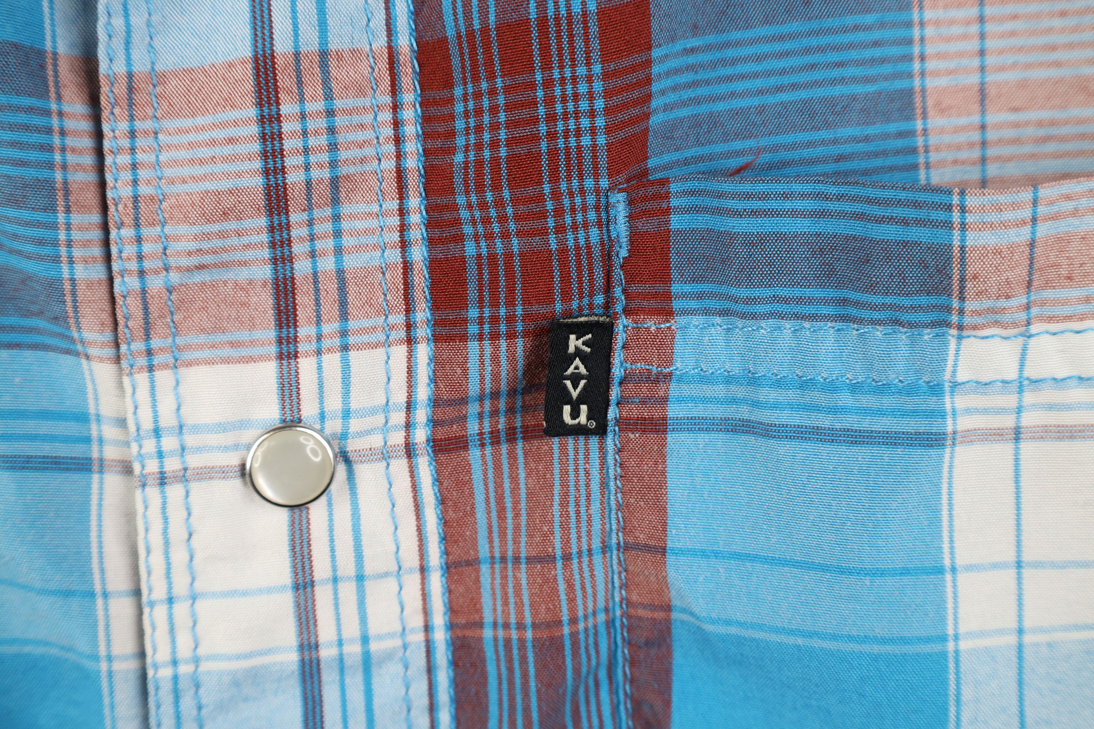 KAVU Vintage KAVU Button Trekking Hiking Collared Shirt Plaid Size US M / EU 48-50 / 2 - 4 Thumbnail