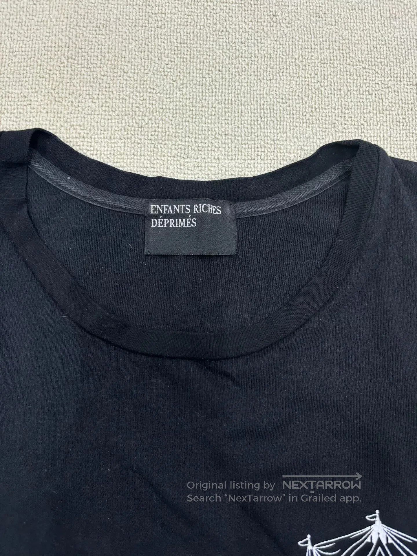 Enfants Riches Deprimes vintage black limited edition short sleeve shirt. Size US L / EU 52-54 / 3 - 4 Thumbnail
