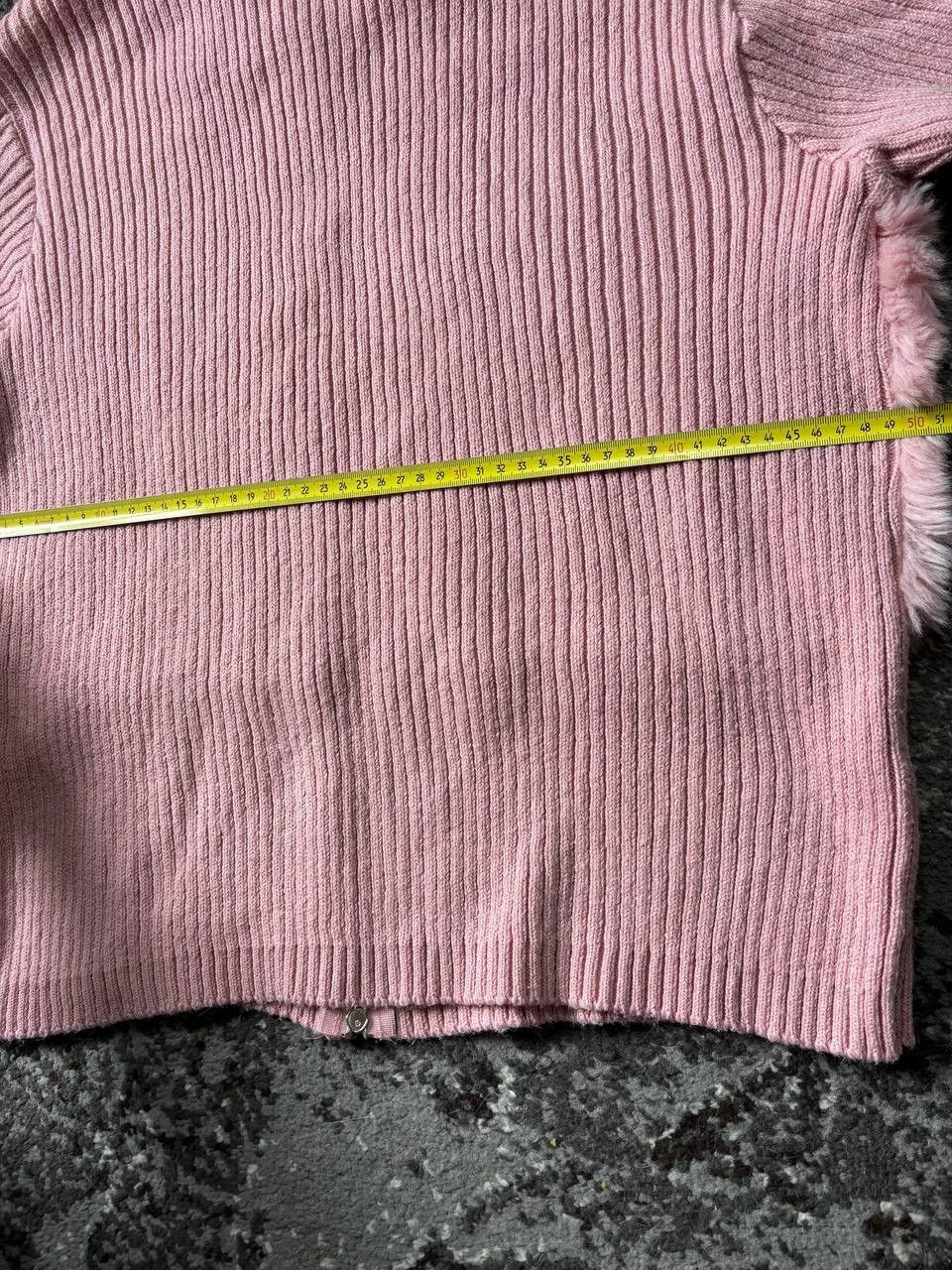 Japanese Brand × Vintage Vintage pink inspired women y2k opium zip up hoodie fur faux Size S / US 4 / IT 40 - 5 Thumbnail