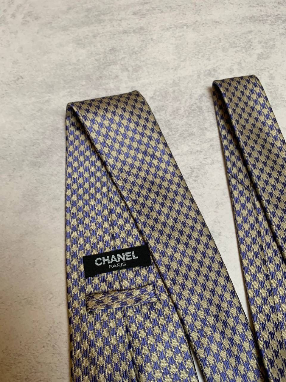 Chanel 90S Silk Tie Vintage Size ONE SIZE - 4 Thumbnail