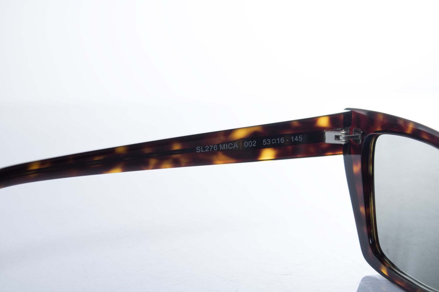 Saint Laurent Paris Saint Laurent, Mica tortoise sunglasses in brown Size ONE SIZE - 8 Thumbnail