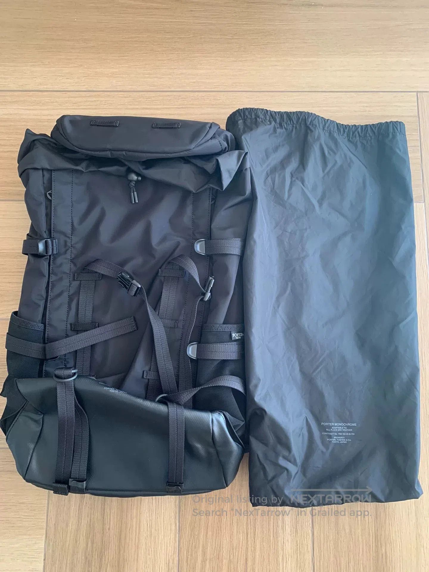 Porter PORTER MONOCHROME Waterproof Backpack. Size ONE SIZE - 1 Thumbnail