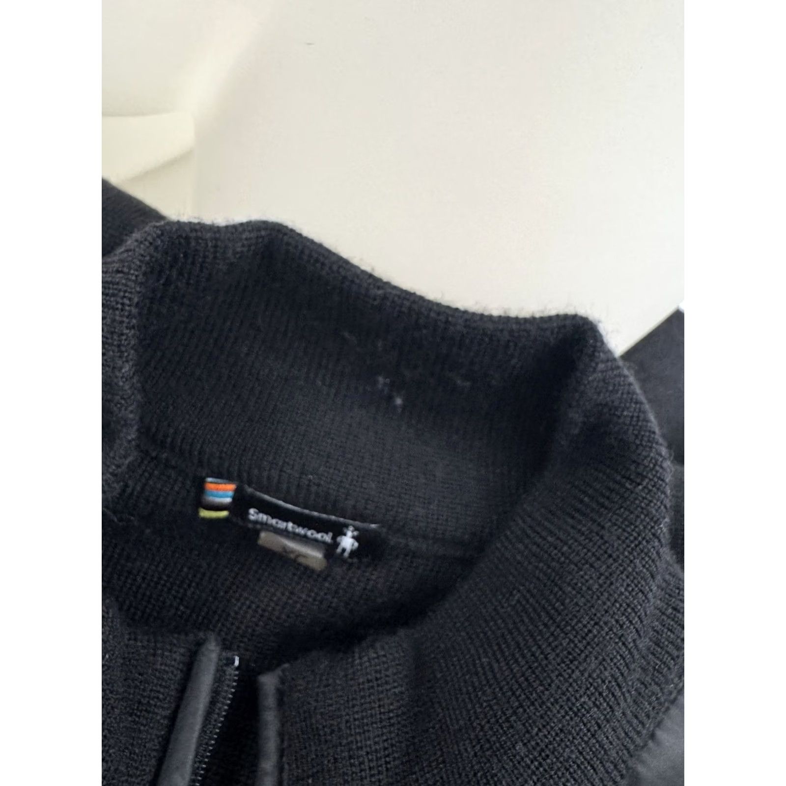Smartwool SMARTWOOL Merino Mens XL Pullover Sweater Jacket Black - Pullover, Padded Shoulders, XL, Mens, Black, 90s? Size US XL / EU 56 / 4 - 4 Thumbnail