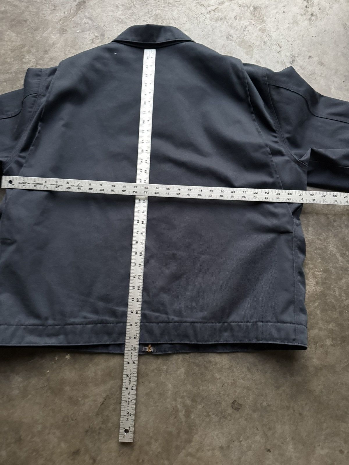 Carhartt × Vintage Vintage 90’s/00’s Carhartt Detroit Navy Embroidered Jacket Size US XL / EU 56 / 4 - 5 Thumbnail