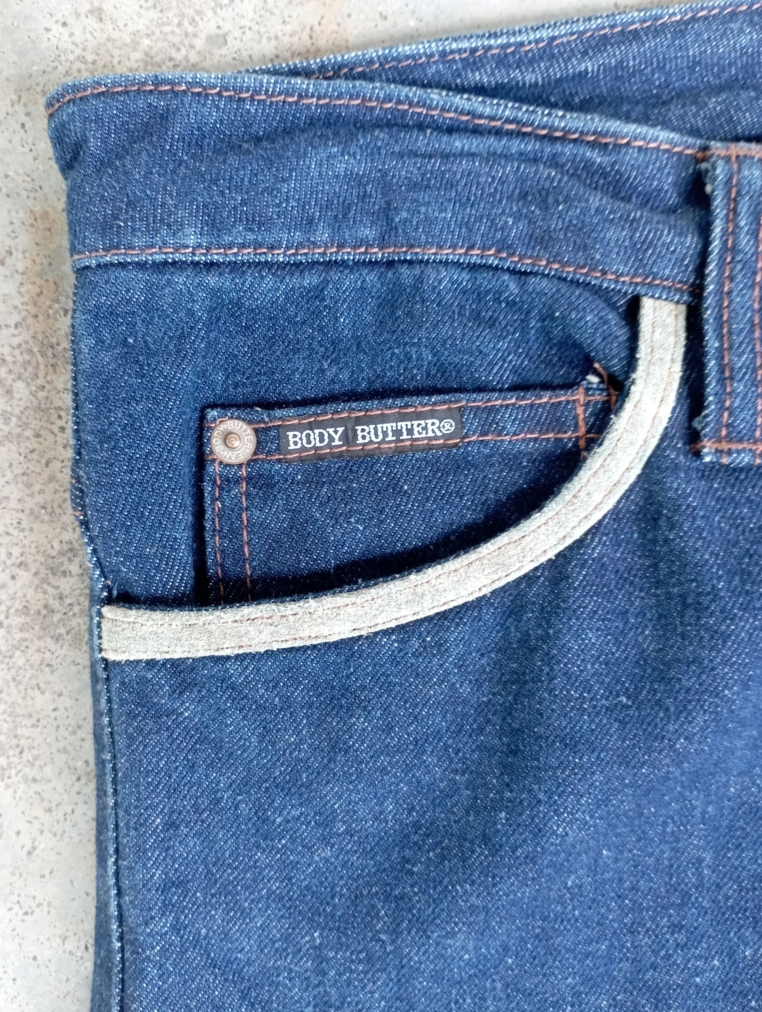 Tornado Mart Japanese Body Butter Flare Jeans + Leather Bootcut Jeans Size US 31 - 17 Thumbnail