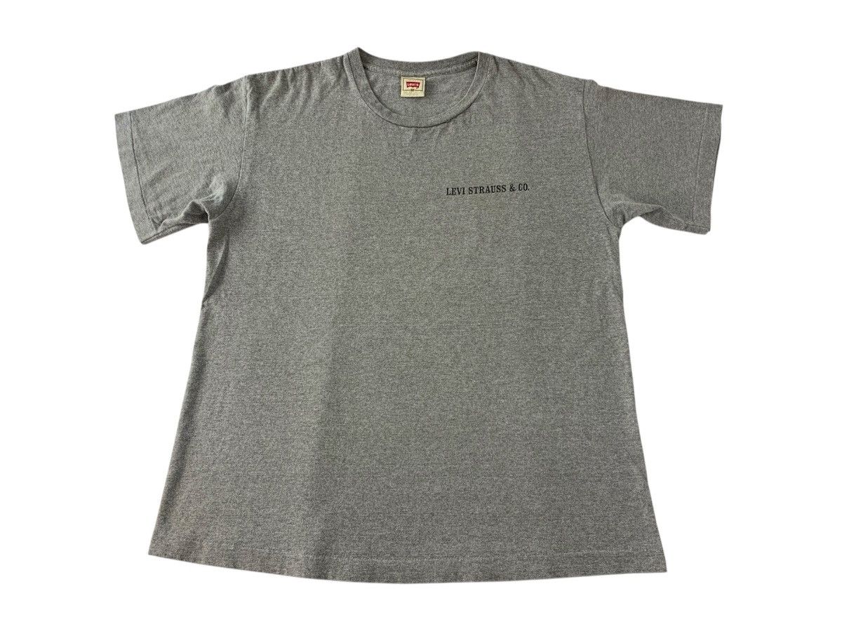 Levi's 90s Levi Strauss & Co Demand Best Gray Printed Tee Size US L / EU 52-54 / 3 - 2 Thumbnail