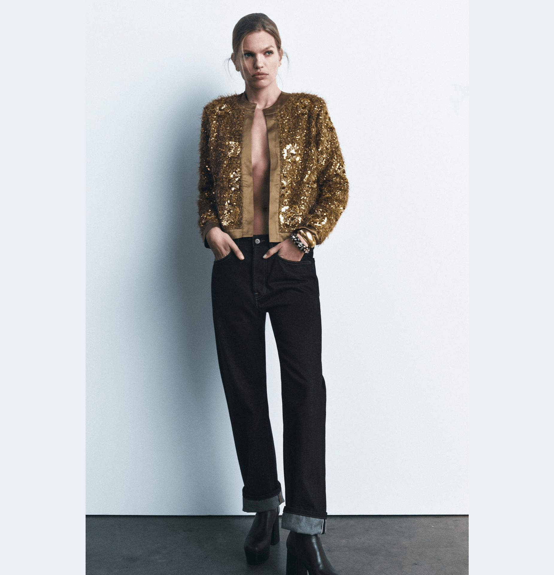 Zara RARE!!! ZARA Sequined Cardigan Size XL / US 12-14 / IT 48-50 - 4 Thumbnail