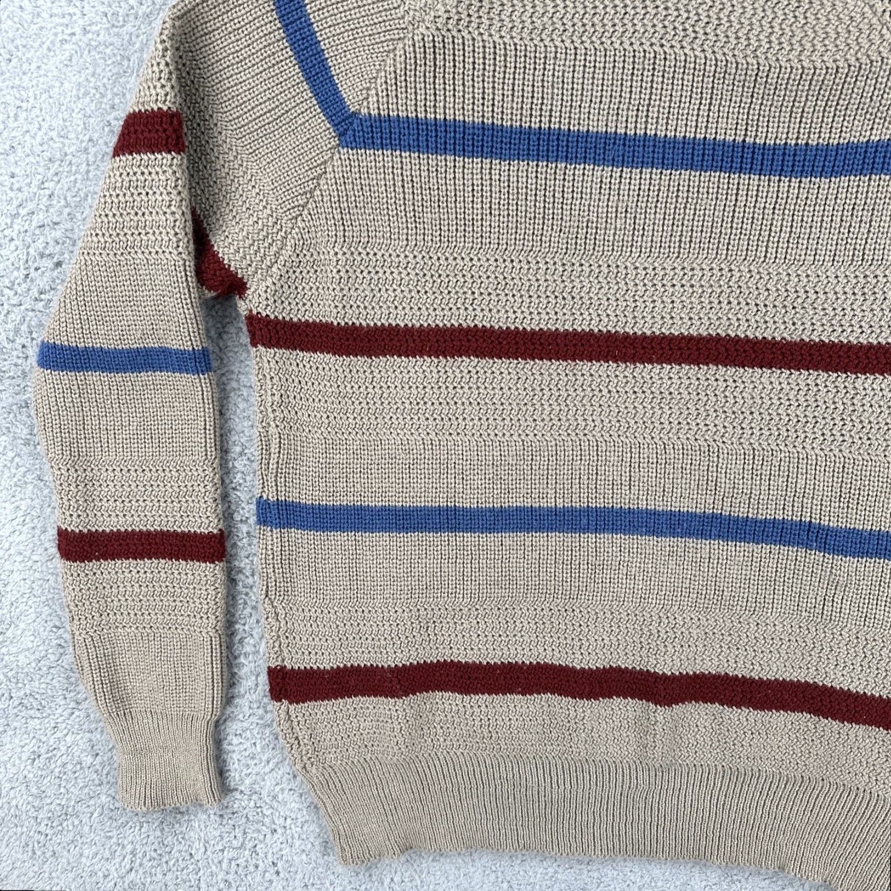 Vintage VINTAGE Botany 500 Mens Size Medium 90s Pullover Striped Acrylic Sweater Grandpa Size US M / EU 48-50 / 2 - 7 Thumbnail
