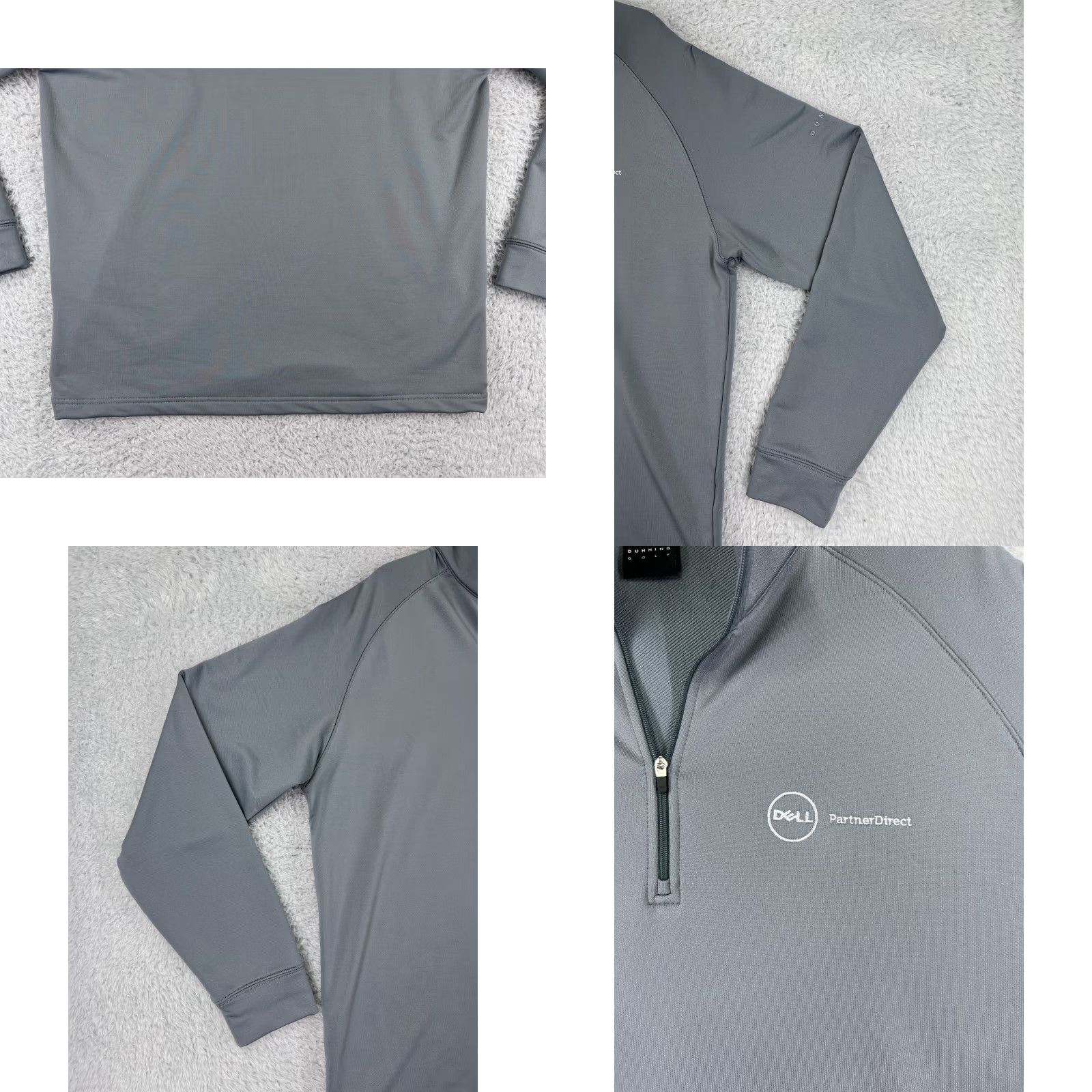 Equipment Dunning 1/4 Zip Sweater Mens Large L Gray Polyester Mock Neck Long Sleeve Pullover Shirt Casual Sports Logo Embroidered $ Size US L / EU 52-54 / 3 - 8 Thumbnail