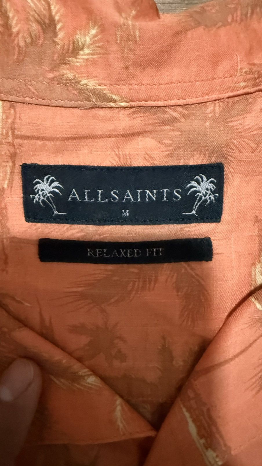 Allsaints All Saints Hawaiian Palm Tree Camp Shirt - Medium Size US M / EU 48-50 / 2 - 2 Thumbnail