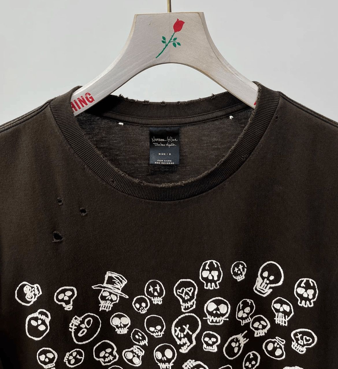Number (N)ine Number (N)ine Sz 2 Number Nine 05SS Full Skull Print Distr Size US M / EU 48-50 / 2 - 3 Thumbnail