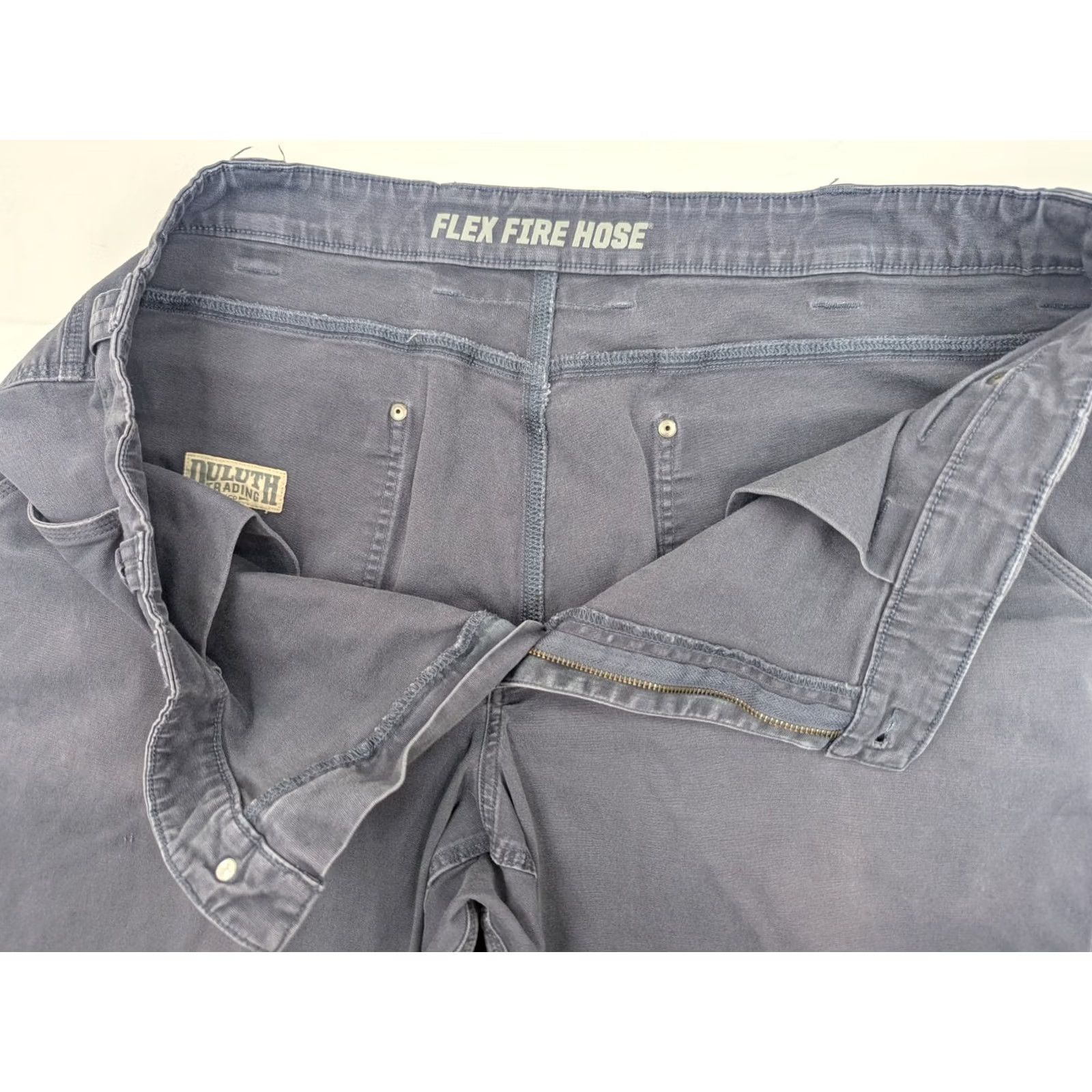 Vintage Duluth Trading Flex Fire Hose Relaxed Carpenter Pant Men 43 Gray Fire Hose Pant Relaxed Carpenter Duluth Men 43 Gray Size US 43 - 5 Thumbnail