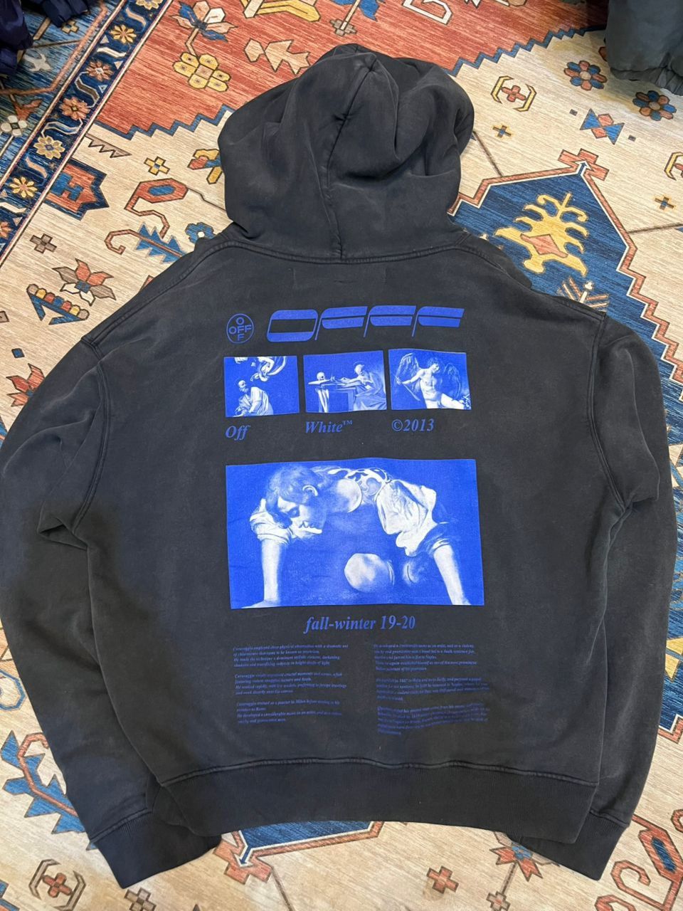 Off-White Off-white carravaggio hoodie Size US M / EU 48-50 / 2 - 3 Thumbnail