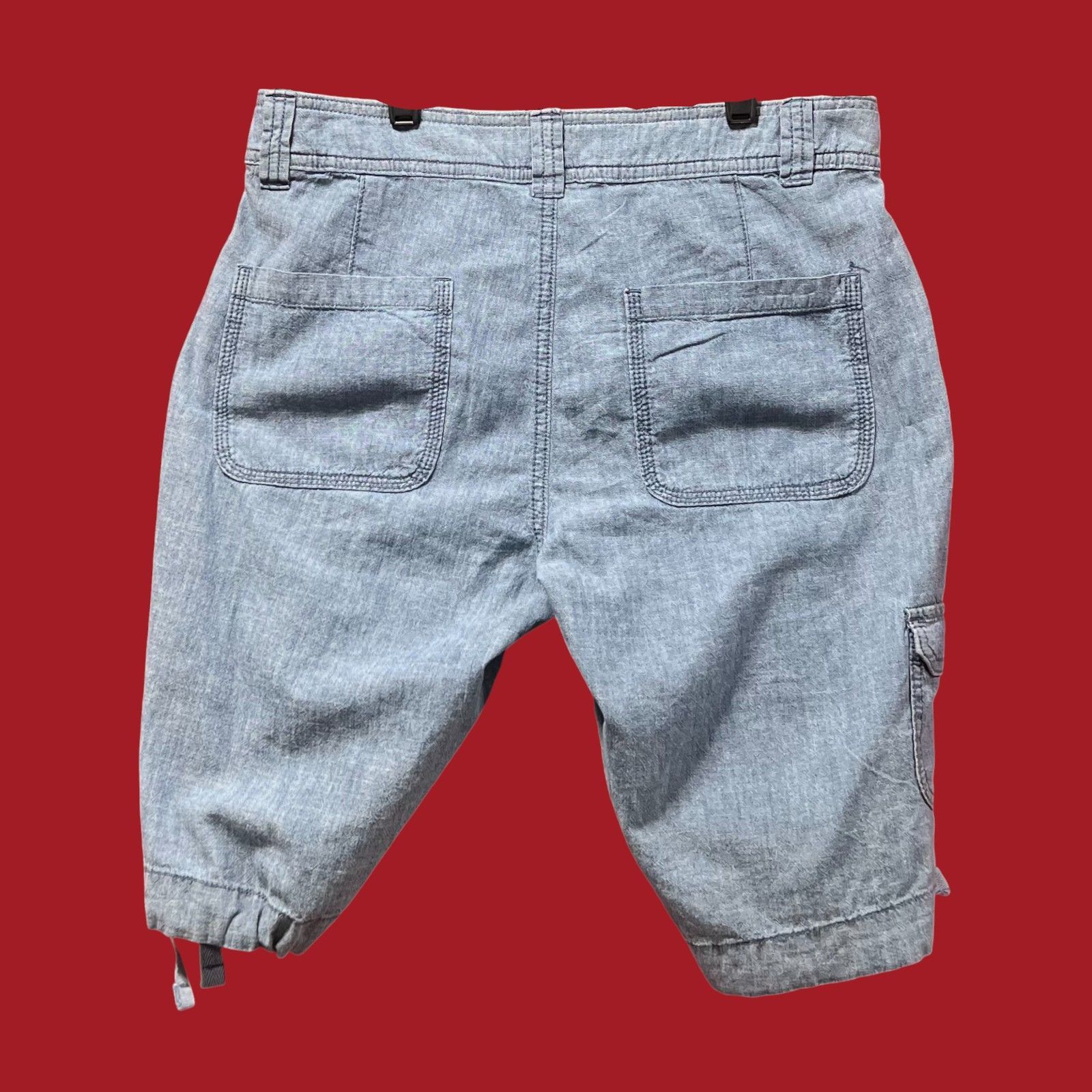 Other St. John's Bay - Women's Mid-Rise Cargo Bermuda Short - Ligh Size 27" / US 4 / IT 40 - 2 Thumbnail