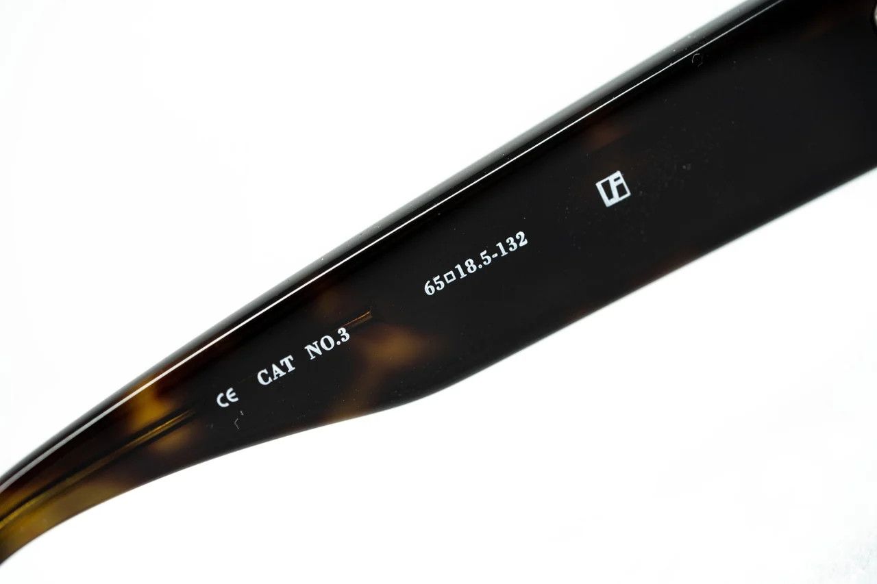Ann Demeulemeester Ann Demeulemeester Sunglasses Oversized Havana Brown Size ONE SIZE - 6 Thumbnail