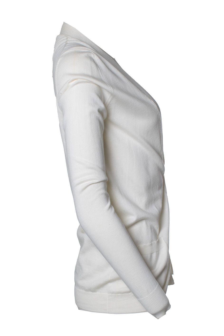 Hermes Hermes, white cardigan with buckle belt Size M / US 6-8 / IT 42-44 - 4 Thumbnail