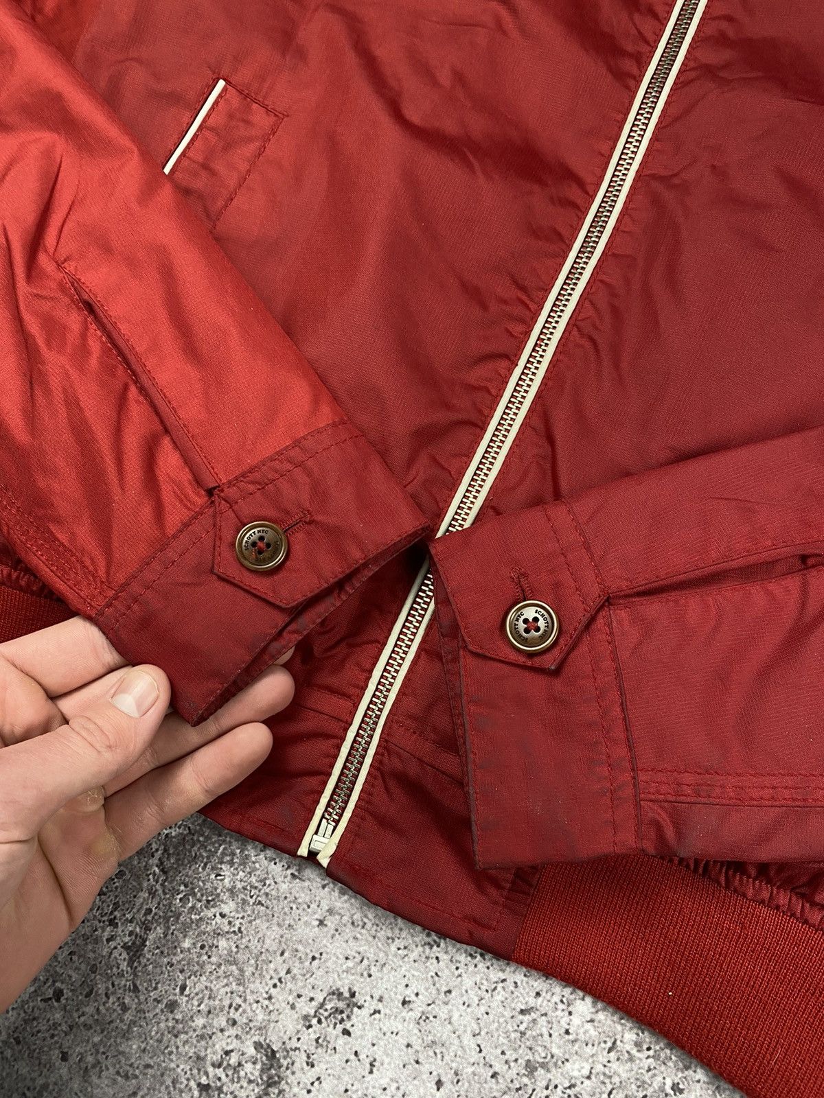 Schott × Vintage Vintage Schott Nylon Bomber Jacket Streetwear Military Rare Size US S / EU 44-46 / 1 - 6 Thumbnail