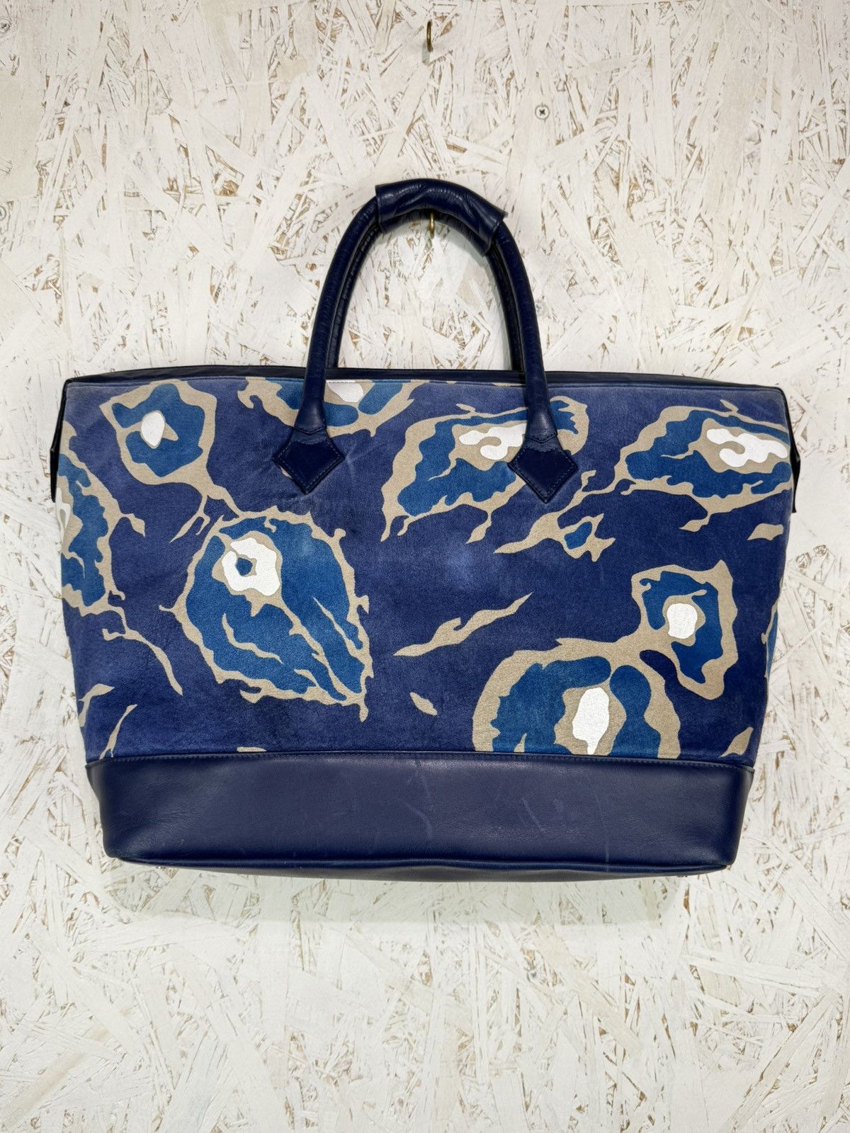 Vivienne Westwood Vivienne Westwood Ocean Camo Suede Leather Travel Bag Size ONE SIZE - 1 Thumbnail