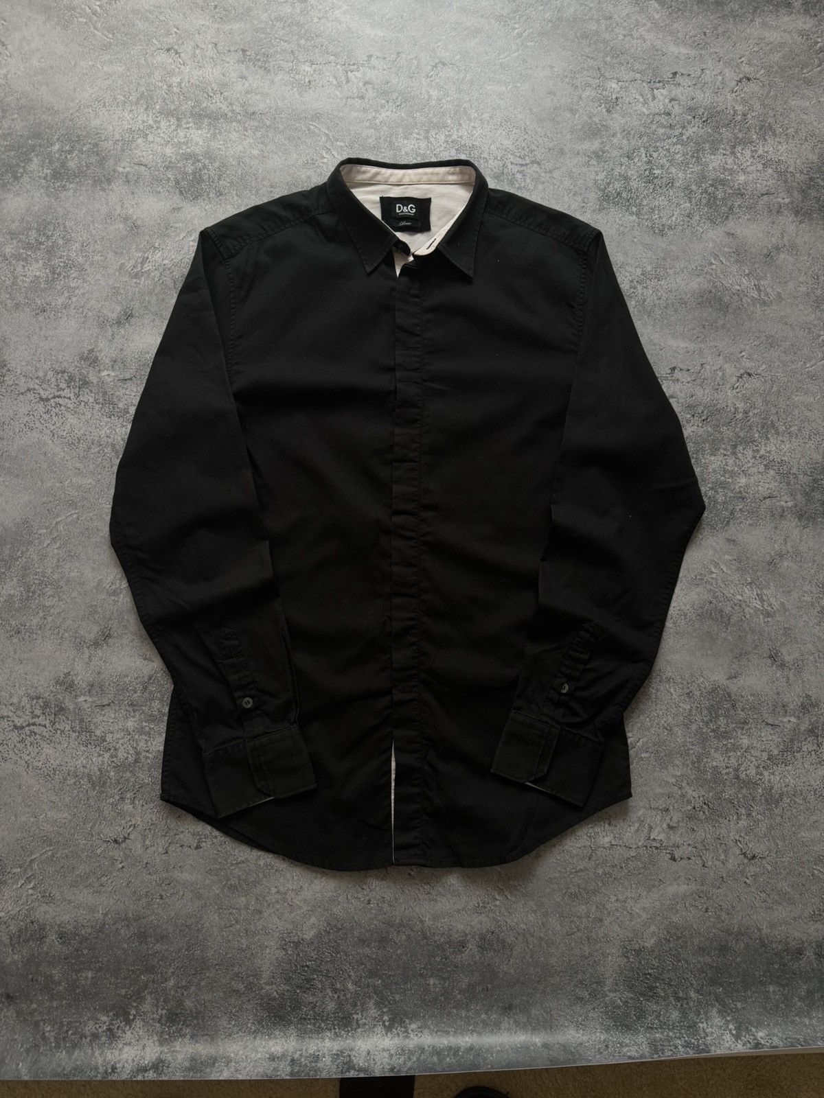 Dolce & Gabbana Vintage Dolce&Gabbana Black Button up Shirt size 52 Size US L / EU 52-54 / 3 - 1 Thumbnail