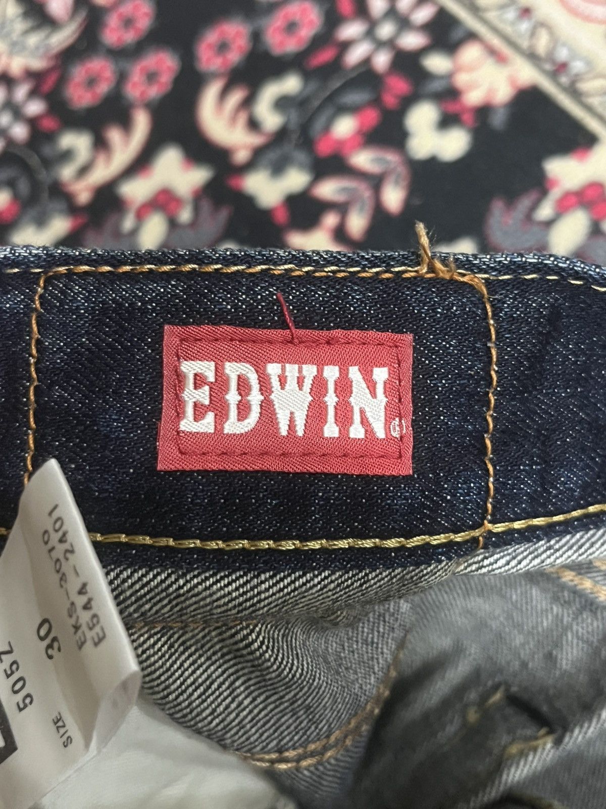 Kapital ⚡️Vintage⚡️Edwin 505Z Blue Washed Buckle Back Selvedge Jeans Size US 30 / EU 46 - 23 Thumbnail