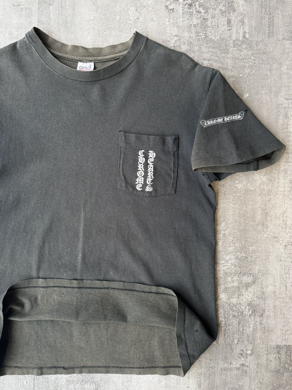 Chrome Hearts Vintage FADED Chrome Hearts Scroll tee Size US M / EU 48-50 / 2 - 3 Thumbnail