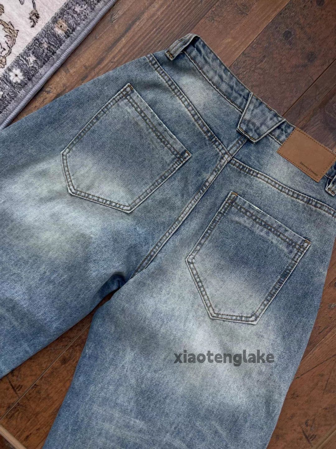 Jean xtl faded loose baggy Balenciaga offwhite style jeans Size US 30 / EU 46 - 3 Thumbnail