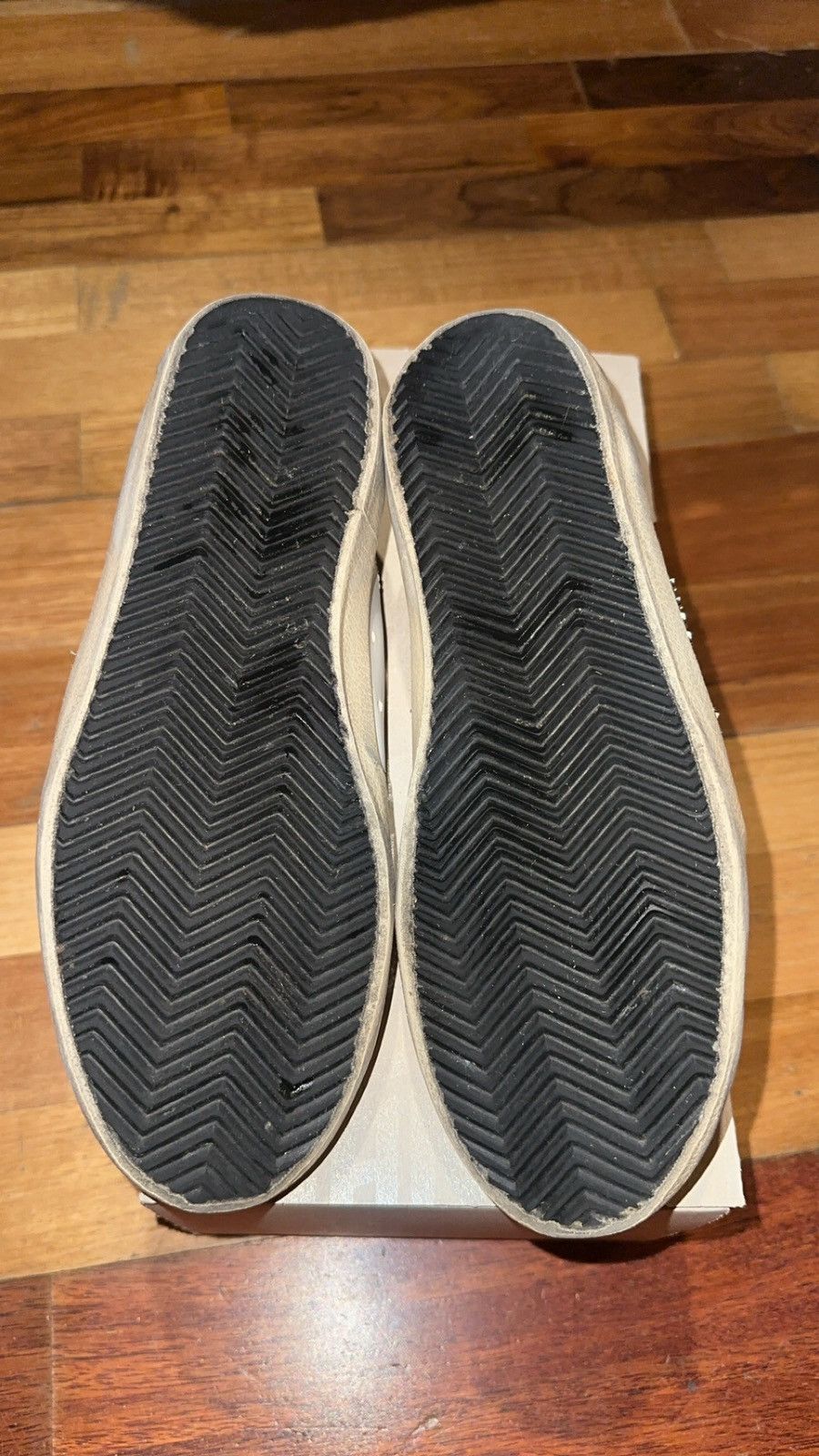 Golden Goose Golden Goose Super-Star White Green Grey Suede Patch Size US 8.5 / IT 38.5 - 5 Thumbnail