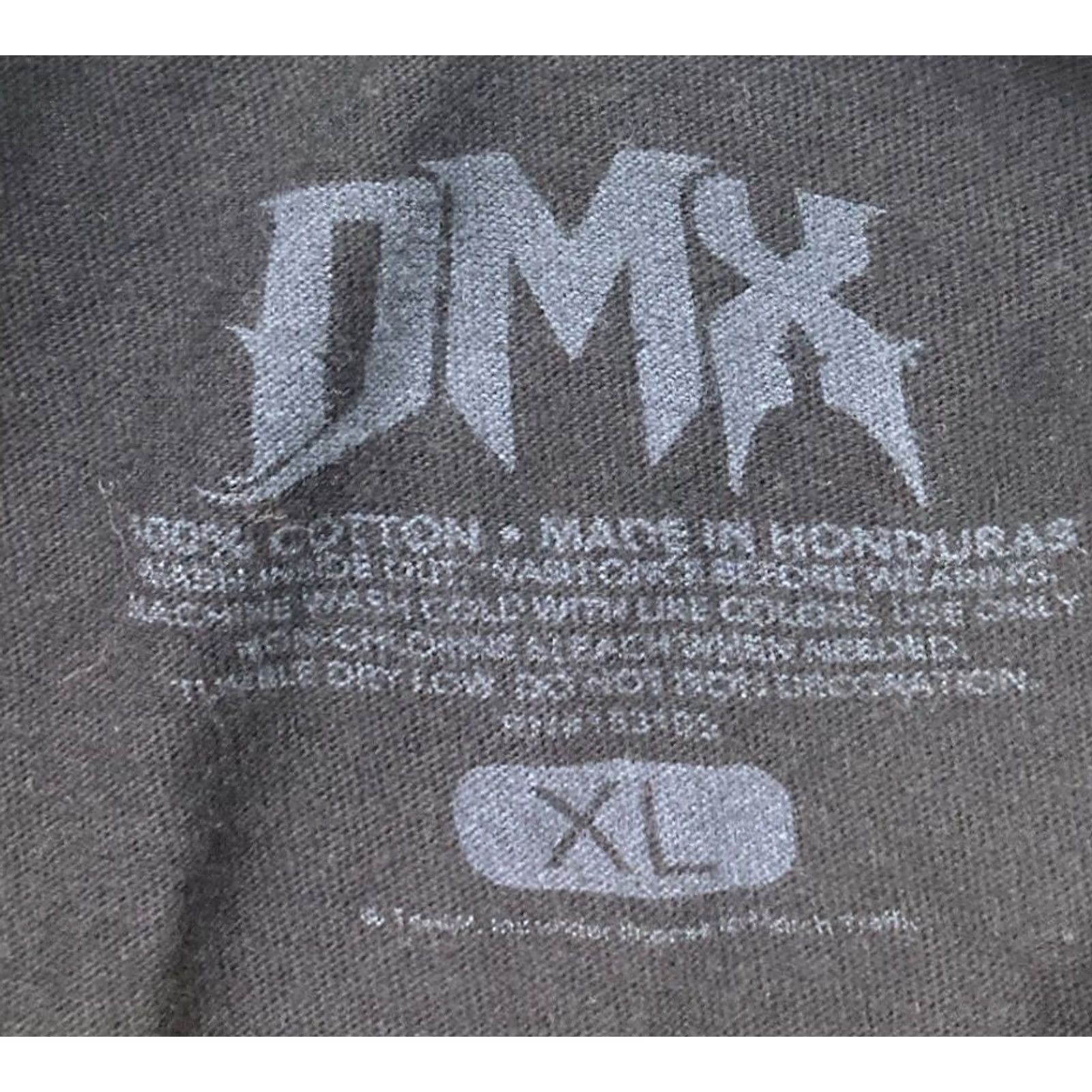 Vintage DMX T-Shirt Women XL Black Short Sleeve Crew Neck Pullover Casual Hip Hop Music Size XL / US 12-14 / IT 48-50 - 4 Thumbnail