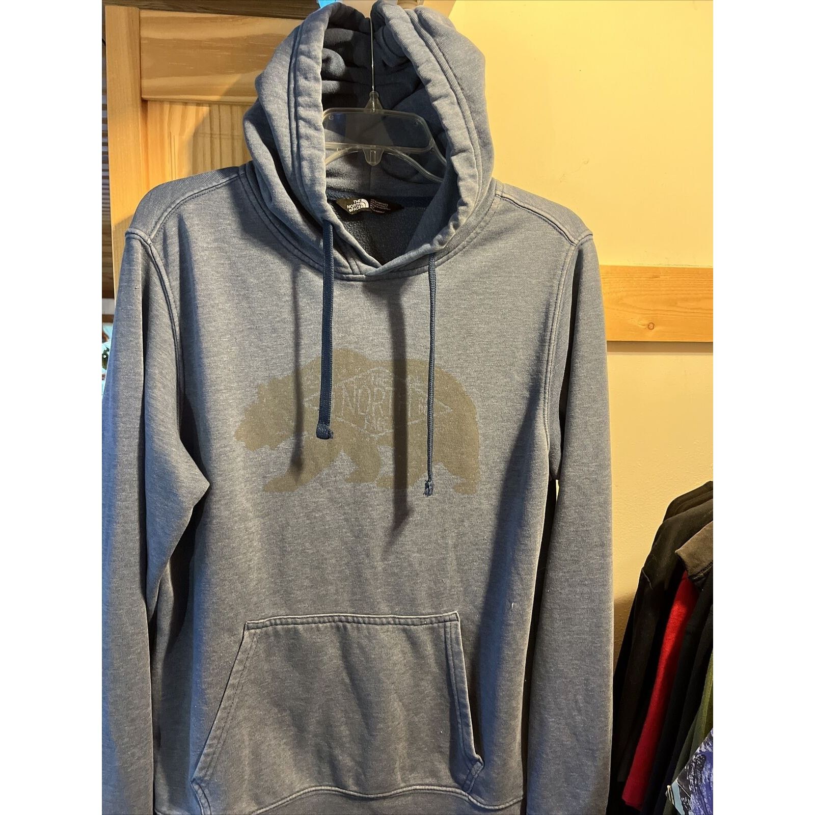 The North Face The North Face Men's M Blue Pullover Cotton Polyester Hoodie Size US M / EU 48-50 / 2 - 2 Thumbnail