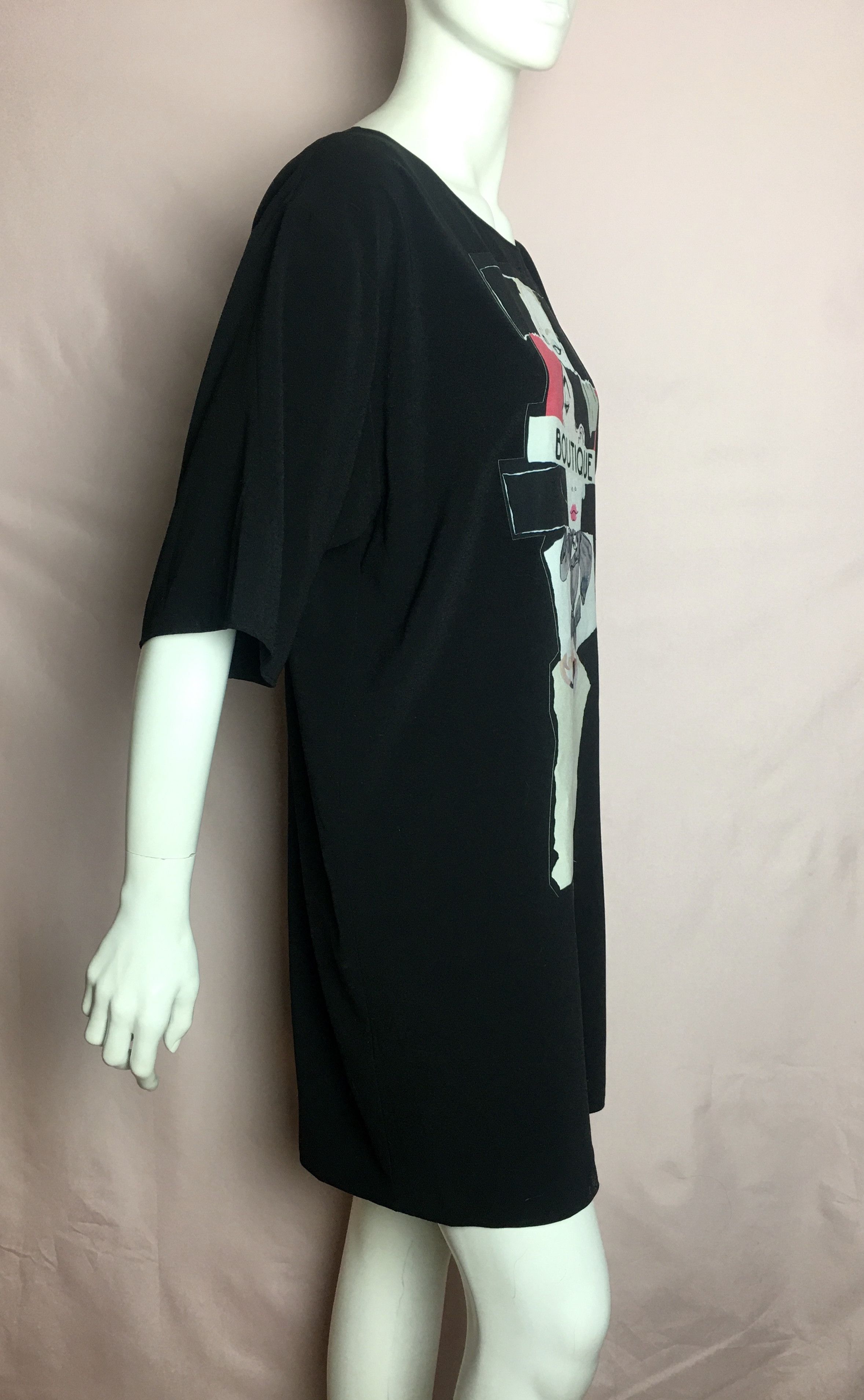Moschino Moschino Boutique Printed Loose Fitting Dress US 8 Size M / US 6-8 / IT 42-44 - 4 Thumbnail