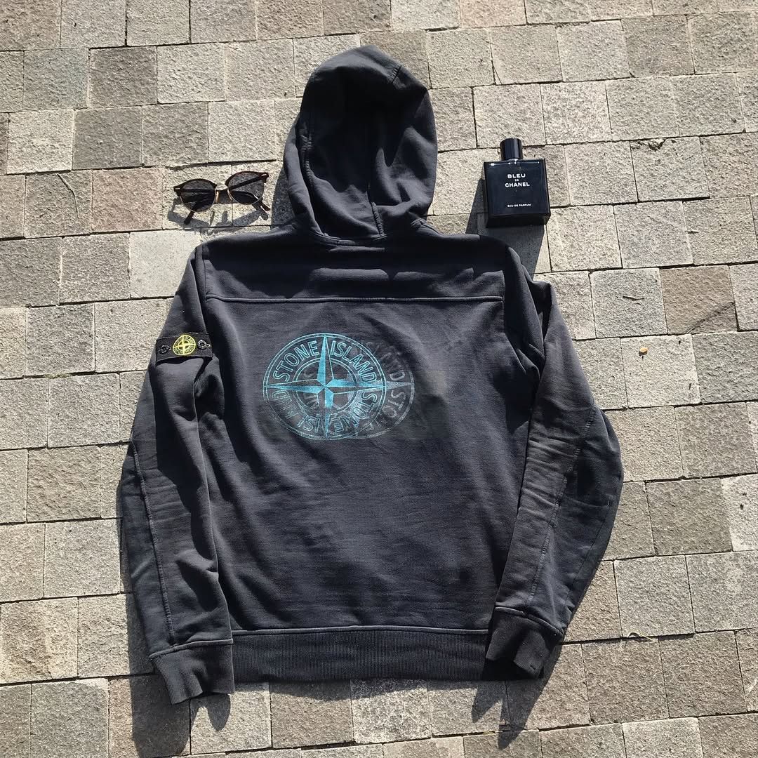ジャケット・アウター 1999's MASSIMO OSTI Hoodie Jacket stone Massimo Osti × Stone Island Stone Island Black Hoodie Sweatshirt
