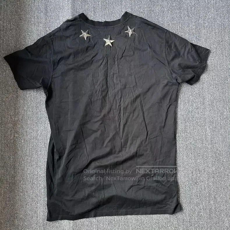 Givenchy Givenchy Black Metal Star Short Sleeve Tee . Size US S / EU 44-46 / 1 - 2 Thumbnail