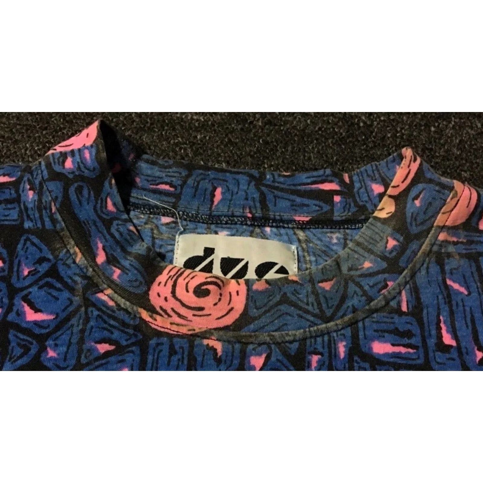 Vintage VINTAGE All Over Print T-Shirt Shirt Beach Blue 90s Grunge Vaporwave Surf Skate L Mens Size US L / EU 52-54 / 3 - 5 Thumbnail
