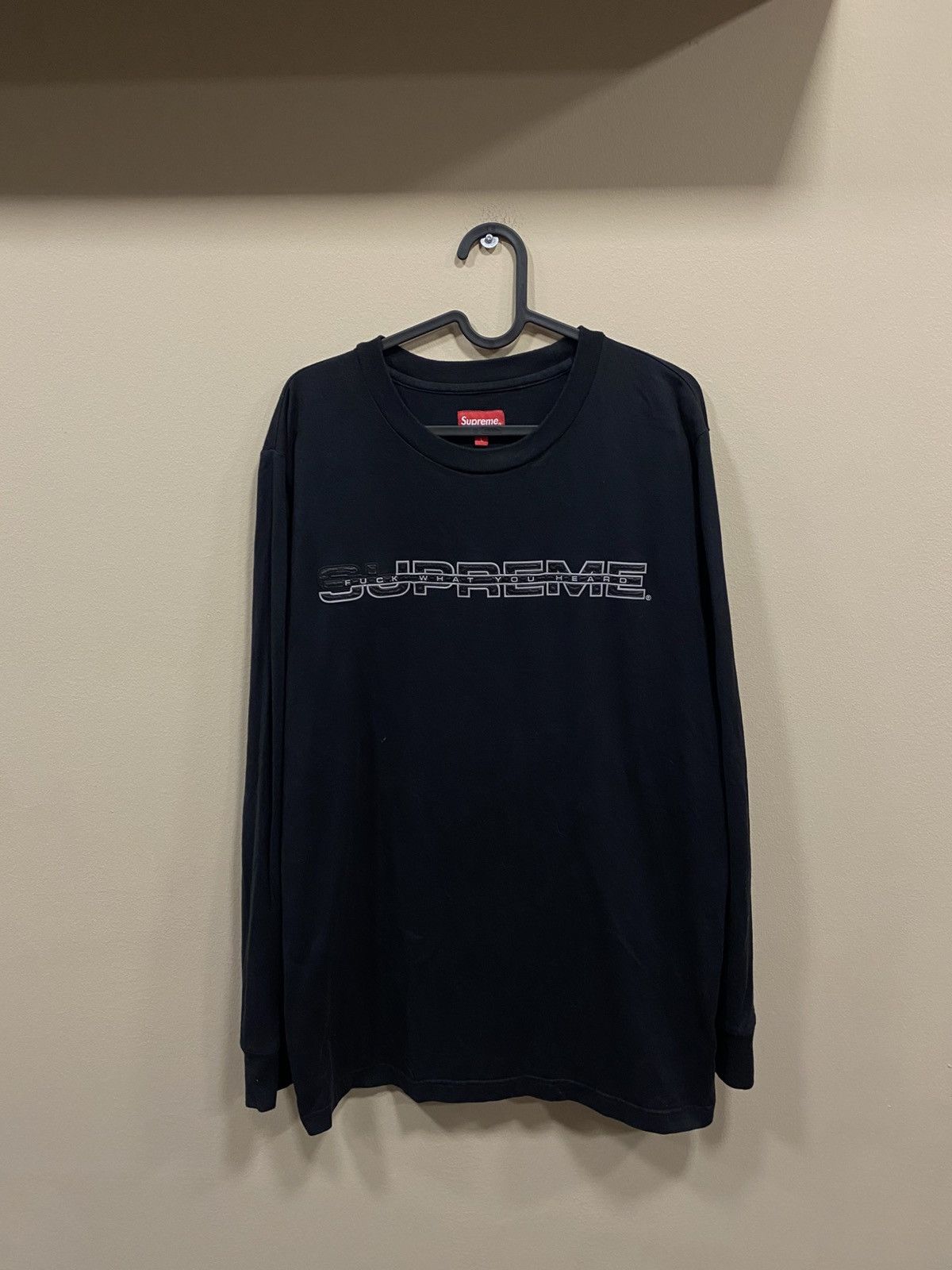 Supreme Supreme Fuck Do You Heard Longsleeve Size US L / EU 52-54 / 3 - 1 Thumbnail