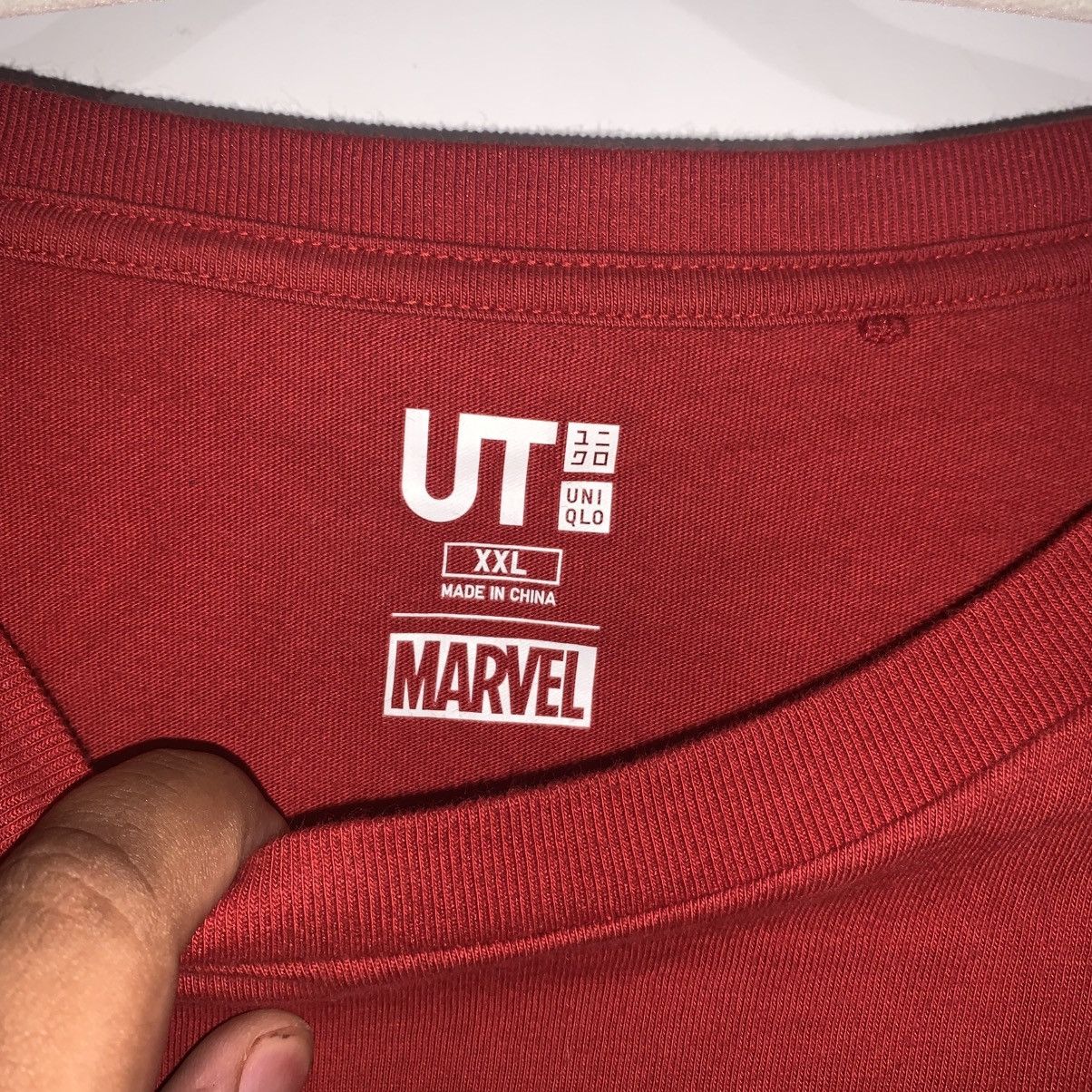 Uniqlo Uniqlo x Marvel red Spiderman tshirt Size XXL Size US XXL / EU 58 / 5 - 3 Thumbnail