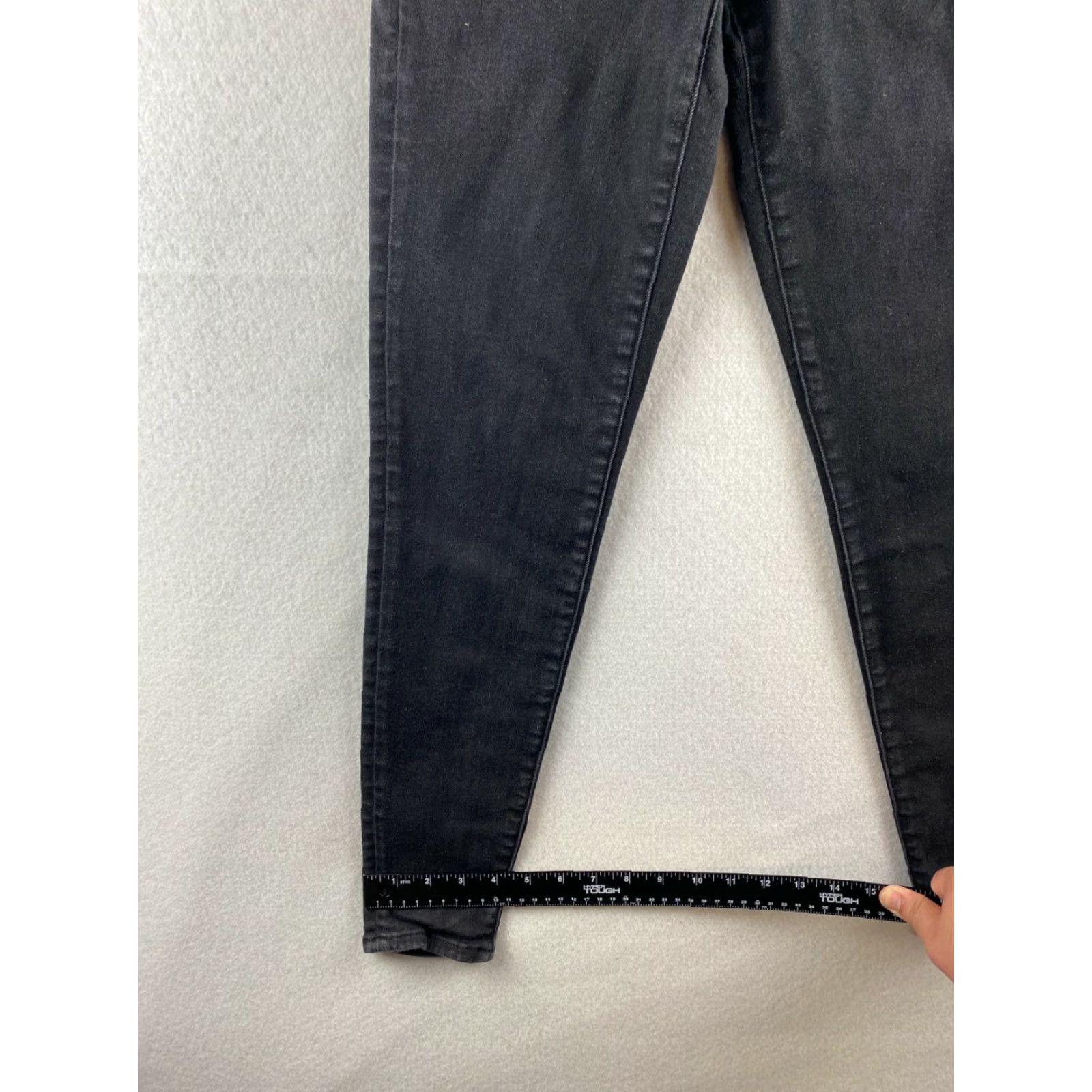 American Eagle Outfitters American Eagle Jeans 4 Womens Black Curvy High-Rise Ankle Jegging Stretch Denim Size 27" / US 4 / IT 40 - 6 Thumbnail