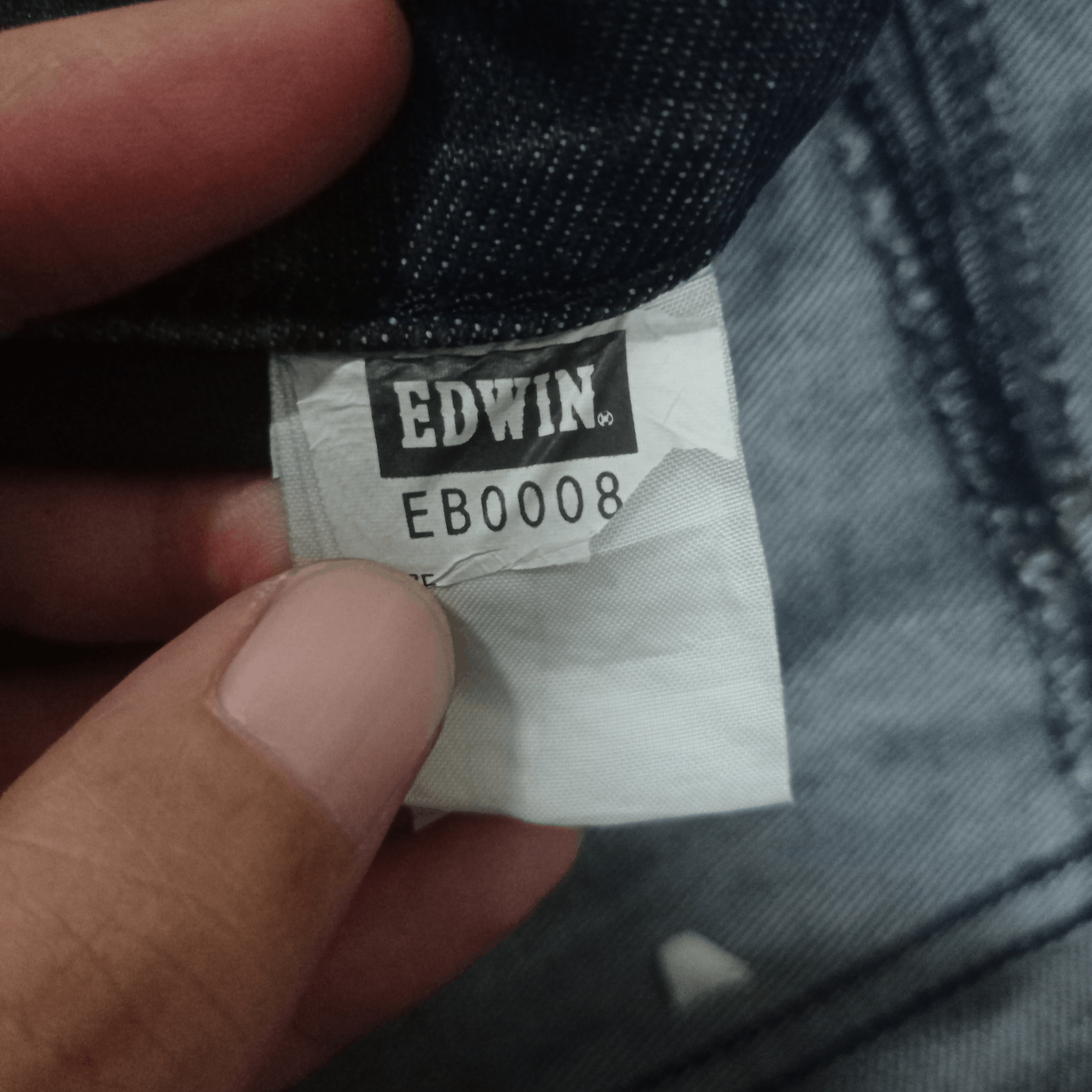 Edwin Vintage Edwin Blue Trip Mud Wash Cargo Loose Denim Size US 33 - 8 Thumbnail