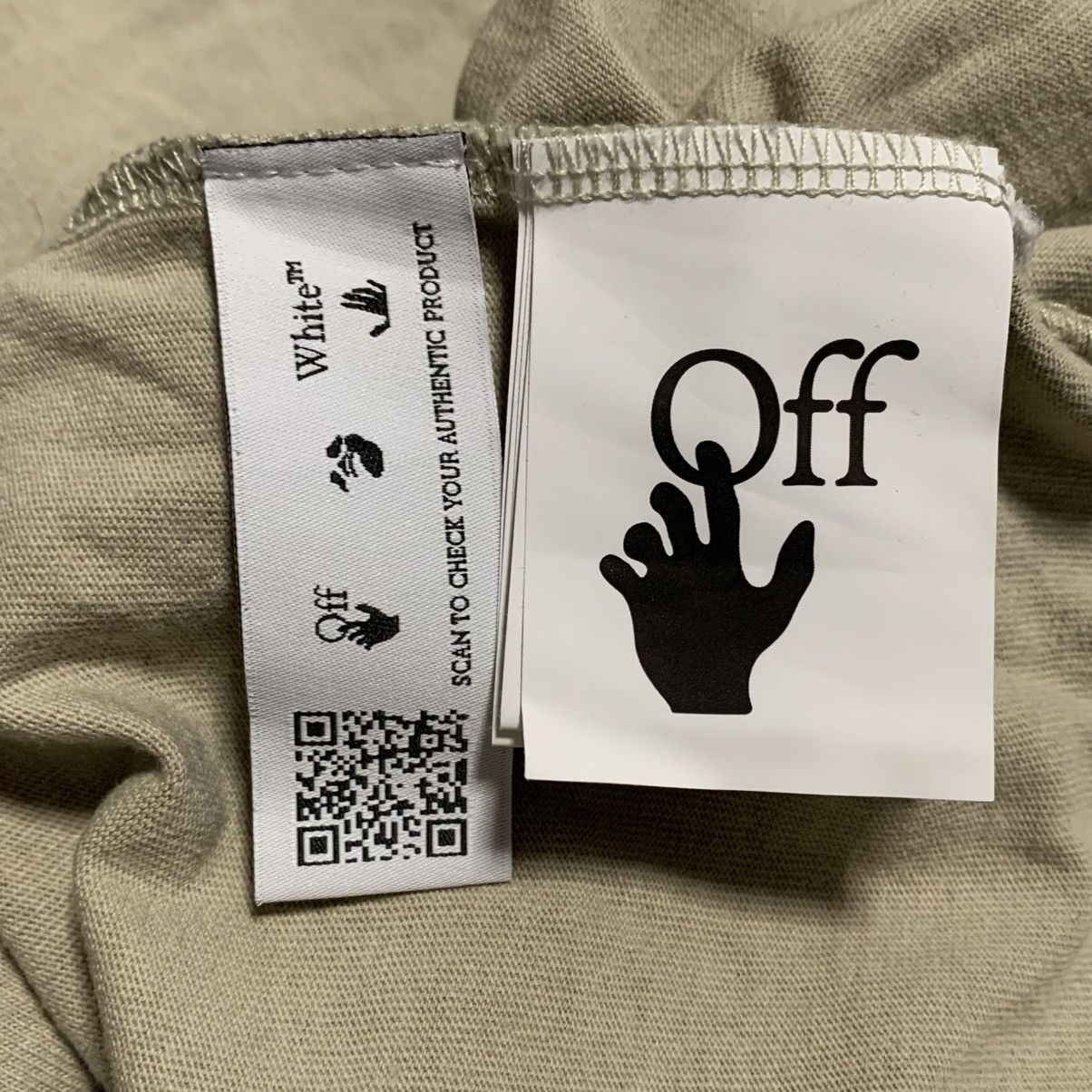 Off-White Off White Small Bubble Arrows Beige Tee Virgil Abloh Size US S / EU 44-46 / 1 - 7 Thumbnail