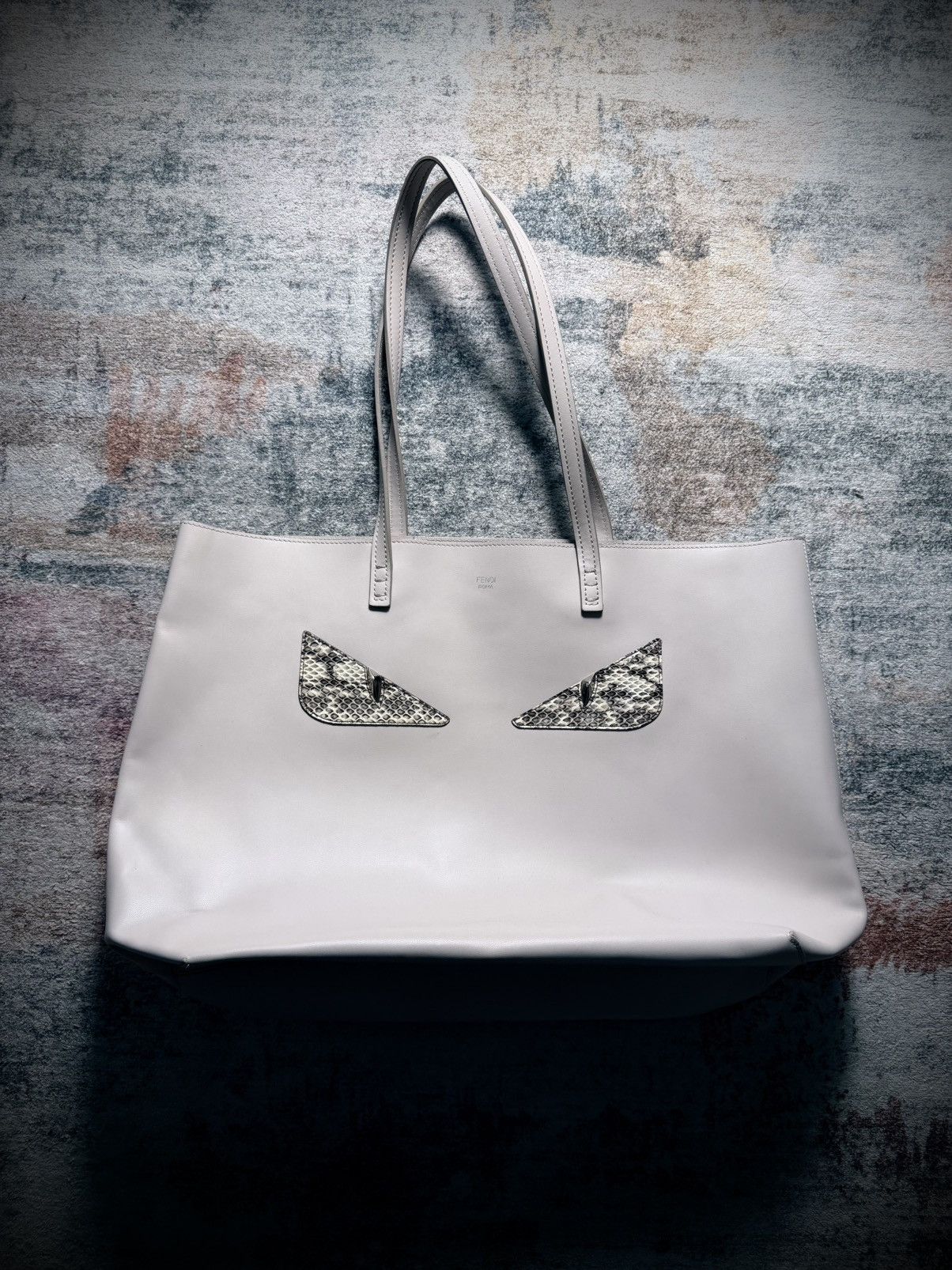 Fendi fendi monster snakeskin tote bag Size ONE SIZE - 1 Thumbnail