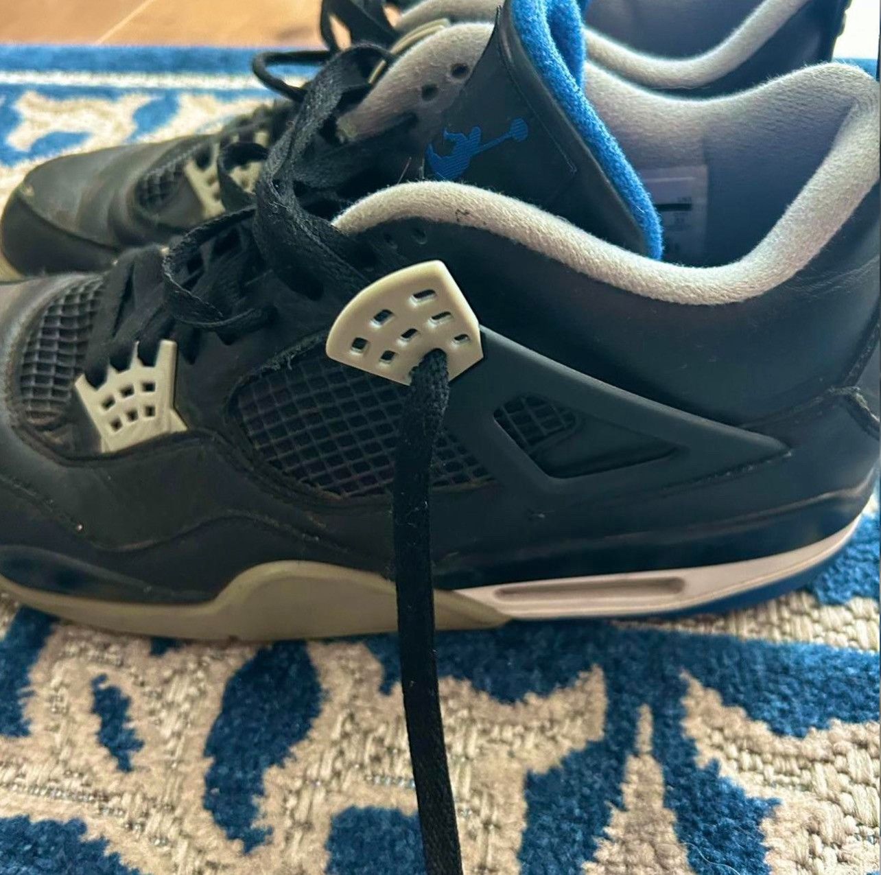 Nike Jordan 4 Retro SE Black and White trainers Size US 12.5 / EU 45-46 - 5 Thumbnail
