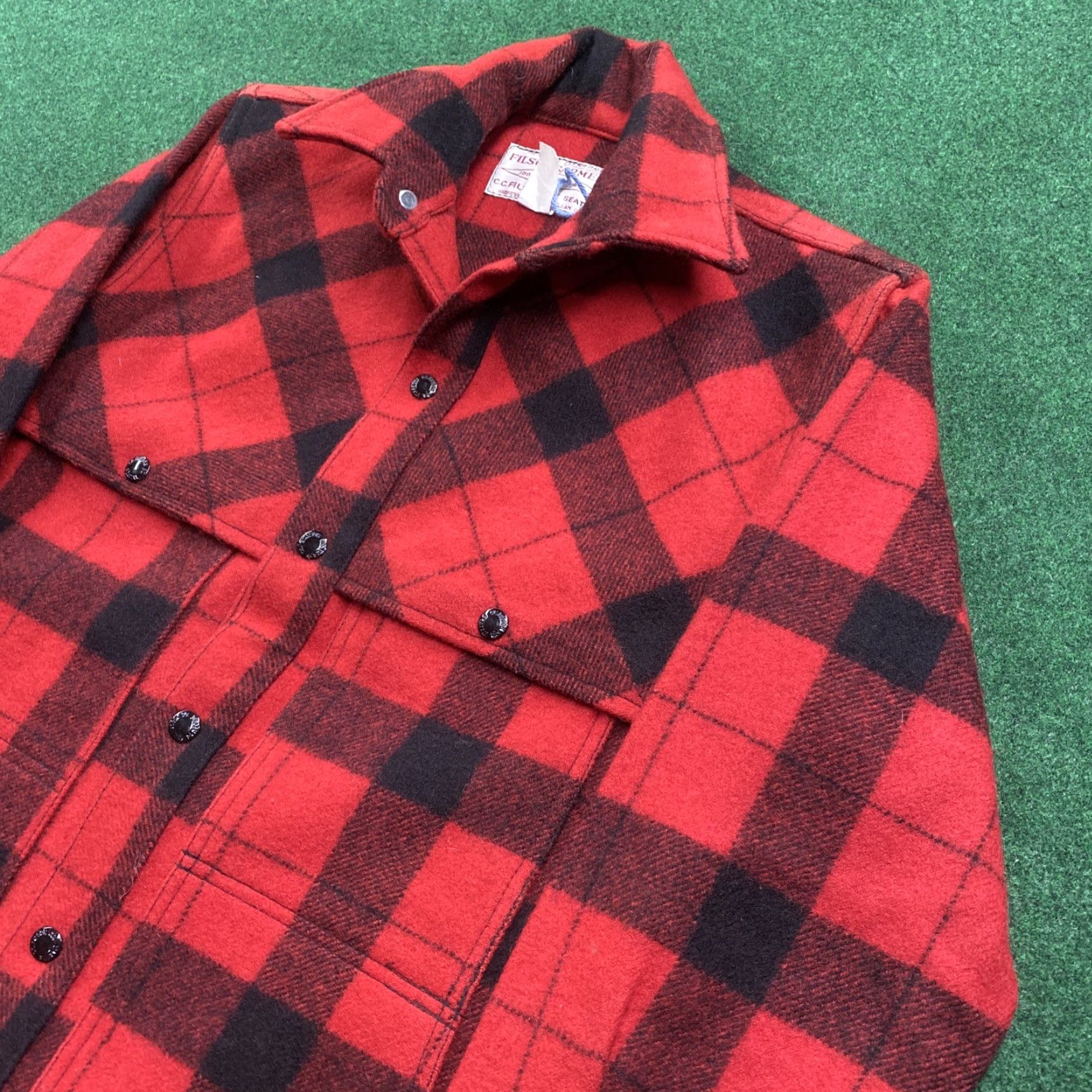 Filson VINTAGE Filson Jacket Mens XS Red 3-in-1 Wool Wind-Resistant Water-Resistant Full Zip Pockets 80s 90s USA Style 3-in-1 Jacket Size US XS / EU 42 / 0 - 2 Thumbnail
